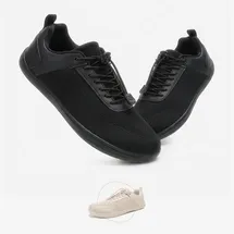dotales Citystep Barfußschuh Damen Schwarz 40