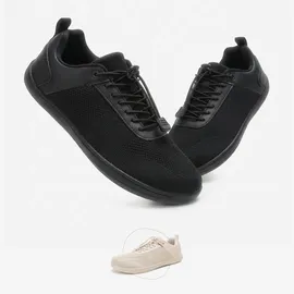 dotales Citystep Barfußschuh Damen Schwarz 40