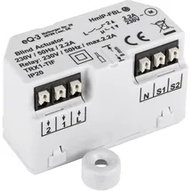 Homematic IP Jalousieaktor Unterputz flexibel einstellbar Smart Home grau/weiß