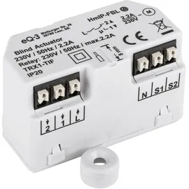 Homematic IP Jalousieaktor Unterputz flexibel einstellbar Smart Home grau/weiß