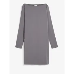 bonprix Jerseykleid aus fließender Qualität, grau, 36/38 (S)