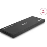 DeLock HDMI Splitter 1 x HDMI in zu 8 out 4K 60 Hz mit Downscaler