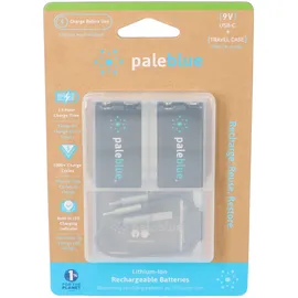PaleBlue 9 V Block-Akku 500 mAh 2 St.