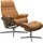 Stressless Relaxsessel STRESSLESS "Sunrise", braun (new caramel), B:83cm H:105cm T:74cm, Sessel, Relaxsessel, mit Cross Base, Größe S, M & L, Holzakzent Eiche