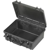 Max Wasserdichter Koffer MAX380 (L x B x H: 414 x 345 x 174 mm, Ohne Schaumstoffeinlage, Schwarz, Kunststoff)