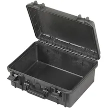 Max Wasserdichter Koffer MAX380 (L x B x H: 414 x 345 x 174 mm, Ohne Schaumstoffeinlage, Schwarz, Kunststoff)