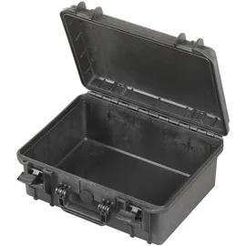 Max Wasserdichter Koffer MAX380 (L x B x H: 414 x 345 x 174 mm, Ohne Schaumstoffeinlage, Schwarz, Kunststoff)
