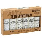 BIRKENHOF Brennerei | Tasting-Set Edition: "Feine Spirituosen" - Alte Sorten im Holzfass gereift | (6 x 0,02l )