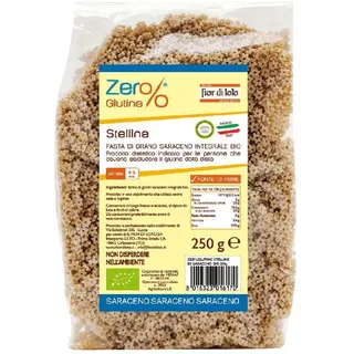 Zero% Glutine Stelline Grano Saraceno Integrale Senza Bio 250 G g Gran