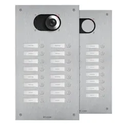 Comelit IX0216 Frontplatte Switch, 16 Teilnehmer, 2-reihig, V4A