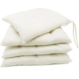 ZOLLNER Stuhlkissen MALI 40 x 40 cm Weiß