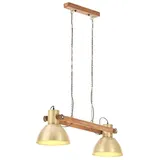 vidaXL Industriestil 1-flg. 109 cm Messing