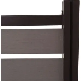 Mendler Mülltonnenverkleidung HWC-K57 130 x 100 cm grau