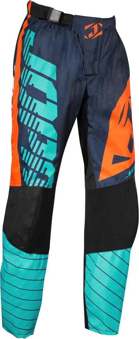 Jopa Sonic MX Kids broek, blauw-oranje, 27