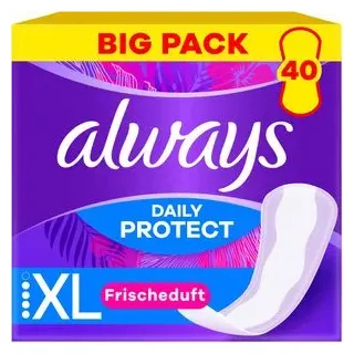 Always Slipeinlagen Daily Protect Extra Long für Slip, 40 St.