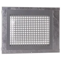 ACO Severin Ahlmann GmbH & Co. KG Kellerfenster MARKANT Stahlkellerfenster verzinkt Einfachglas ESG + Schutzgitter, Größe: 80x50cm, Gitter und Flügel separat schwenkbar, inkl. Maueranker silberfarben 80 cm x 0 cm x 50 cm