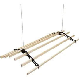 MonsterShop Deckentrockner 2 m schwarz
