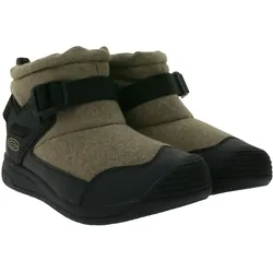 KEEN Hoodromeo Herren Winter-Stiefelette mit Fleece-Futter Schnee-Schuhe bis -20 Grad isolierende Winter-Stiefel 1026795 Beige/Schwarz - 45