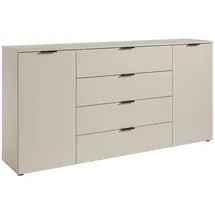 Bega Carryhome Sideboard, Kaschmir, Kunststoff, 2 Fächer, 4 Schubladen, 180x90x40 cm, Typenauswahl, Beimöbel erhältlich, Wohnzimmer, Kommoden & Sideboards, Sideboards