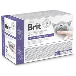 BRIT Veterinary Diet Grain Free Gastrointestinal Cat Fillets in Gravy Lamb 12x85g für Katzen mit gastroenterologischen Problemen