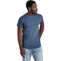 G-Star RAW Herren Overdyed Lash T-Shirt T-Shirts, Blau (vintage indigo gd D16396-2653-G305), S