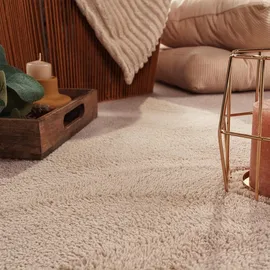 Paco Home Moderner Wohnzimmer Teppich Kurzflor Waschbar Weich Felloptik Anti-rutsch Grösse 200x280 cm,