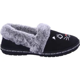 SKECHERS Too Cozy-Meow Pajama 33355-BLK, Womens slippers, black, 36 EU