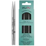 KnitPro Austauschbare Nadelspitzen Silber 10 cm 3,75 mm 3 St.