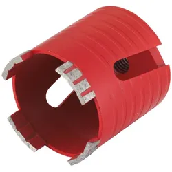wolfcraft Bohrkrone, Diamant, in verschiedenen Durchmessern, Schnitttiefe 65 mm