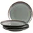 Mäser Dessertteller 20 cm blau/braun/grün/schwarz 4er Set