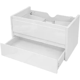 MCW Waschbeckenunterschrank 2 Schubladen 81 x 48 cm Weiß