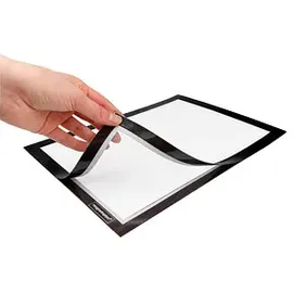 Magnetoplan Magnetrahmen selbstklebend Magnetofix schwarz A6 2 St.