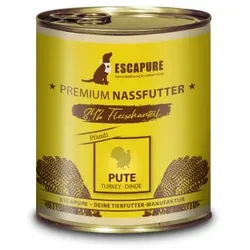 ESCAPURE Nassfutter Hund Adult Pute 6x800 g