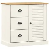 vidaXL Sideboard mit Schubladen VIGO 78x40x75 cm Massivholz Kiefer