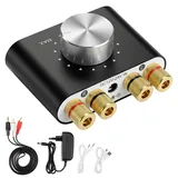 QWORK® Mini Verstärker Bluetooth, Digital Power Amplifier HiFi Stereo Verstärker 50W × 2, Bluetooth verstärker für Lautsprecher
