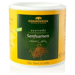 Cosmoveda Senfsamen schwarz ganz bio 130g