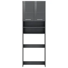 WELLTIME Avena Waschmaschinenumbauschrank 63 x 187 x 24 cm Grau