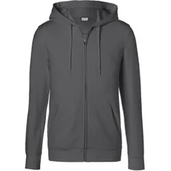 Kübler Shirts Kapuzen-Sweatjacke anthrazit XL