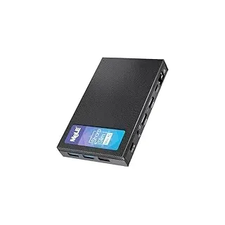 MeLE Quieter 4C Mini-PC – 12. Generation N100, lüfterloser PC, 32 GB Speicher, 512 GB Speicher, mit Windows 11 Pro, 2.4/5G WLAN, USB-C komplett, Dreifach-Anzeige 4K