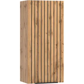 WELLTIME Hängeschrank WELLTIME, braun (wotaneiche), B:30cm H:64cm T:20cm, Holzwerkstoff, Schränke, Hängeschrank, Welltime, Breite 30 cm, reversibel, 1-türig