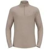 Odlo 1 2 zip roy technischer pullover beige - L