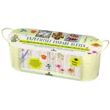 Moses Blatt & Blüte Essbare Blüten in Zinkwanne