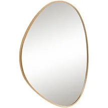 [en.casa] Wandspiegel Lardkapihond 75 x 53 cm Goldfarben