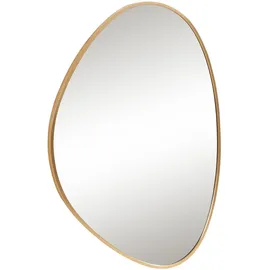 [en.casa] Wandspiegel Lardkapihond 75 x 53 cm Goldfarben