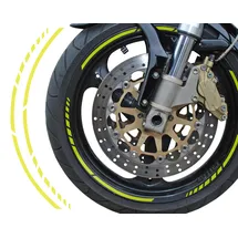 FoliaTec Felgenzierstreifen Racing 7mm neon Gelb