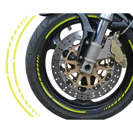FoliaTec Felgenzierstreifen Racing 7mm neon Gelb