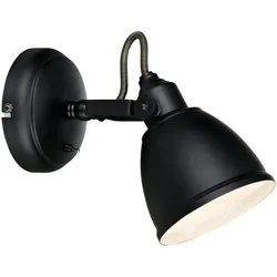 MARKSLÖJD Fjällbacka Nachttischlampe Schwarz