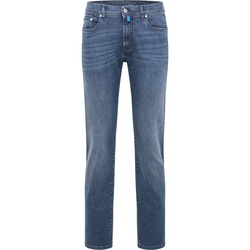 Pierre Cardin 5-Pocket-Jeans PIERRE CARDIN LYON soft blue 38915 7713.01 – Konfektionsgröße/Übergröß blau 36