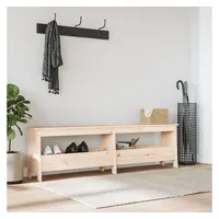 VidaXL Flurbank 160x28x45 cm Massivholz Kiefer