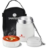 Siehe Bilder Thermobehälter Essen 500 ml Edelstahl Speisegefäß Löffel Tasche Kalt